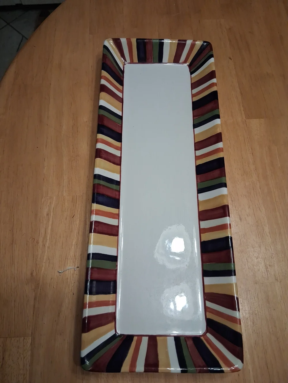 Pampered Chef Simple Additions 5 Piece Set- Snack Serving Bowls And Striped Tray